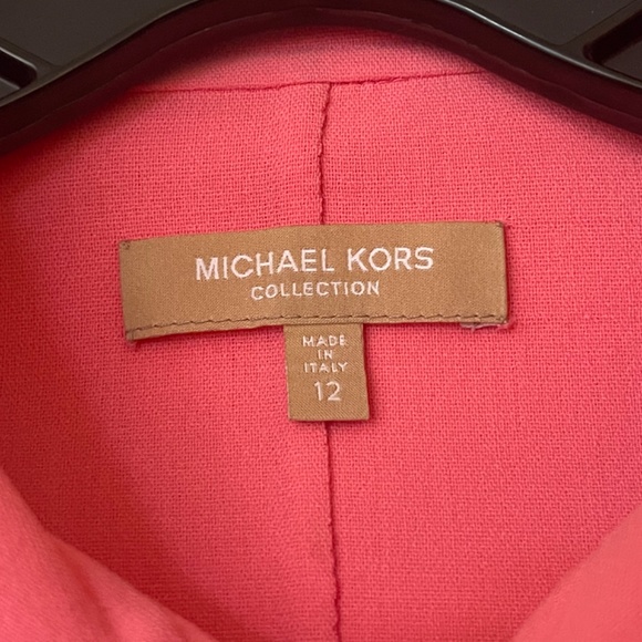 Michael Kors Size 12 Rich Pink Tailored Jacket - Picture 4 of 8